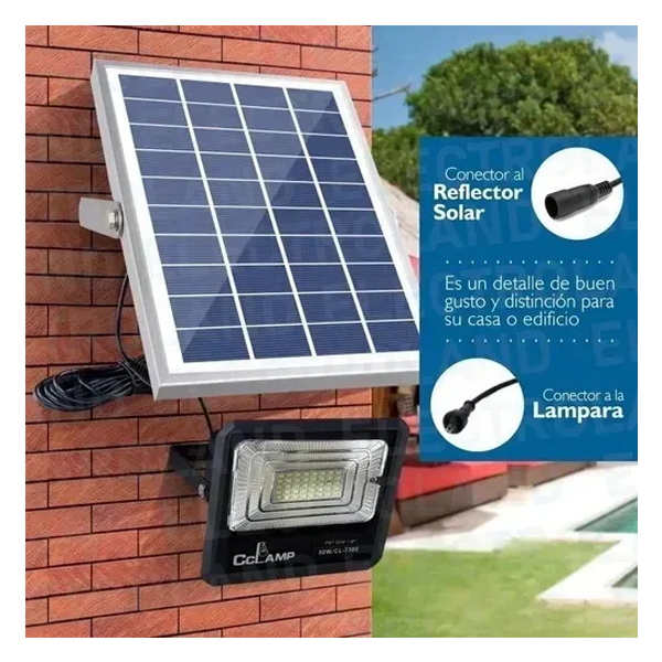 Miniatura 3 de Lampara Reflector Solar 50w
